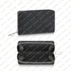 유니섹스 패션 캐주얼 디자이너 럭셔리 지피 동전 지갑 수직 지갑 신용 카드 소지자 키 파우치 탑 미러 품질 M81662 N63076 M30511 비즈니스