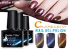 Hele Volledige Set 10ml UVLED Chameleon Cat Eye Magnetische Nagelgel Polishblack coatmagnet DIY Nail Art Langdurige Gel Nail9422611