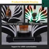 Peacock Tail Glowing Wine Bottle Presenter LED Lighted Liquor Bottle Display Shelf VIP Serving Tray For Bar Nightclub Party Lounge