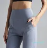 Roupas de yoga cintura alta treino esporte joggers calças mulheres nakedfeel tecido fitness sweatpants com dois bolsos laterais para