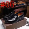 L1/12Model Classic Luxury Italy Mens Oxford schoenen Real Leather Shoes Black Geel Slip On Pointed Toe Wedding Party Designer Jurk Formele schoenen Maat 6 tot 11