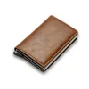 Card Holders ID Holder Case Wallet For Men Business Carbon Aluminum Slim Mini Small Money Bag Wallets Cardholder