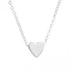 Pendant Necklaces Peach Heart Necklace Choker Colar Simple Mini For Women Jewelry & Pendants Charms Jewellery