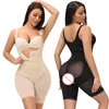 Damesvormers sexy vrouwen zwart full body shaper plus size shapewear buikcontrole ondergoed ondergoed afslanke undershaper corset bodysuits herstel