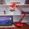 Desklampor Hot Modern LED Long Swing Arm Justerbara klassiska skrivbordslampor E27 CLIPBORDLAMP för studiekontor Läsning Nattljus EU/US Plug Q231104