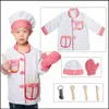 Cosplay Umorden Kids Child Doctor Nurse Firefighter Astronaut Costume Occupation Game Role Play Kit Set for Boys Girls Party Fancy Dress 230403