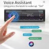 Ny Car Bluetooth Stereo Audio Tools LED MP3 Player FM Radio Remote Control AUX FM AUX Multimedia Dual USB TF kan ladda för telefon