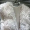 Damesvesten 2023 Winter Kort Bontvest Dames Chic Milieubescherming Harig Effen Kleur Elegant Licht Luxe Alles bij elkaar passen