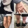 Temporäre Tattoos, 56 Blatt, wasserdicht, temporärer Tattoo-Aufkleber, schwarzer Teufel, schläft nicht, englische Buchstaben, Tatoo, gefälschte Tatto, Hals, Handgelenk, für Frauen, Männer, Z0403