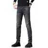 Jeans Heren Jeans designer Jeans Heren Pant heren Hong Kong Modemerk Slim Fit Voeten Broek Herfst en Winter Koreaans Monster Veelzijdig Casual ZYH3