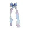 Mermaid Pearl Mesh Hair Bows Ribbon Star Long Wig Hair Extension Clips Girls Hair Streamers Accessori per capelli per feste per bambini 2047