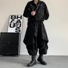 Erkekler Pantolon 2023 Düzensiz Tasarım Punk Hip Hop Damla Kasık Harem Mens Street Dans Baggy Harajuku Sıradan Pantolon Jogger Hombre