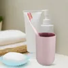 Bath Accessory Set 4 Pcs Washing Cup Bathroom Accessories Plastic Mug Cups Mugs Pp Tooth Student Tumbler