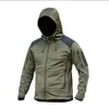 Jaquetas masculinas à prova de vento inverno forro com capuz jaqueta masculina impermeável softshell casaco caminhadas trabalho tático outwear anorak