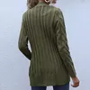 Femmes Tricots Casual Cardigan Veste Femmes Pull Solide Chaud Automne Hiver Vêtements Mode Tricoté Y2k Tricots Manteaux Et Vestes