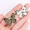 Charms 10 stuks legering emaille schedel patroon vlinder charme voor sieraden maken gotische stijl ketting sleutelhanger accessoires diy benodigdheden