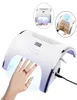 80W 2IN1 UV LED Nail Lamp Nail Dust Collector Machine 36 LEDs Dryer Manicure With Two Powerful Fan Dust Suction4408530