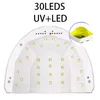 Tırnak kurutucuları 48W UV LED tırnak lambası 30leds Lamba Manikür Aksesuarları İçin Tırnaklar Aksesuarlar ve Araçlar Tırnak Cilası Kurutucu Kurutma Ekipmanı Tüm Jel 230403