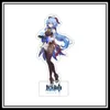 Costumes Catsuit jeu Genshin Impact dessin animé Badge Mona Lisa Ganyu Beidou Barbara saccharose Hutao Xiao Tighnari Cosplay Stand Figures