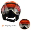 Hełmy narciarskie Hełm narciarski Gogle zintegralnie obciążone PCEPS Wysokiej jakości hełm narciarski Outdoor Sports Snowboard Snowboard Helmets 231102