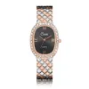 Luksusowa moda Women Watch Set Srebrny pasek Kwarcowy Kwarcowa Bransoletka na rękę