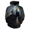 Herr hoodies Halloween Michael Myers 3D Tryckt skräckmönster hoodie och kvinnors pullover street y2k sweatshirt barn toppar