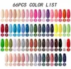 Kits de arte de unhas Mtssii 2560PCS Color Gel Polish Set Glitter Lantejoulas Soak Off UV Semi Permanente Base e Top Coat KitsNail68471867181758