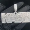 Custom Pass Diamond Tester Hip Hop Vvs Moissanite Charm Necklace Iced Out Sier Letter Name Pendant Men Jewelry