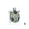 Искусство и ремесла 30 процентов бусинок Sier Charm Beads Tortoise Crystal Turtle Европейская шарм