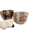 Bolsas de praia saco de letra de letra de letra de moda de cesta de designer de luxo bolsa de ombro feminino