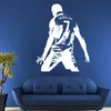 Wall Stickers Design CR7 Wallpaper Vinyl DIY Home Decoration Cristiano Ronaldo Digital Football Star Decal Children's Room Soccer Player 230403