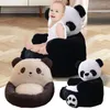 Pillow Children Panda Armrest Chair Plush Stuffed Armchair Kids Sofa Sitting Support Seat Toddler Animal Furniture