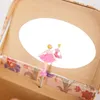 Decorative Figurines Paper Music Box Dog Pattern Ring Jewelry Birthday Gift Anniversary Packaging Printed Art Carton Christmas