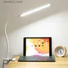 Lámparas de escritorio LED 360 Abrazadera plegable Lámpara de escritorio Protección para los ojos Lámpara de mesa recargable Clip en luz para lectura de cama Trabajo y computadoras Q231104