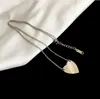 Gioielli di design di lusso collane da donna Collana con ciondolo a cuore con timbro con lettera Orecchini in oro argento adatti ai regali di Natale in stile materiale in acciaio inossidabile