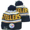 Pittsburgh Beanie Beanies SOX LA NY équipe de baseball nord-américaine Patch latéral hiver laine Sport tricot chapeau Pom crâne casquettes A14