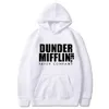 Sweats à capuche pour hommes Sweatshirts Harajuku The Office Sweatshirt MenWoemn Fleece Dunder Mifflin Paper Inc Sweat à capuche unisexe Crewneck Moletom Feminino Hoody 230403