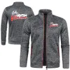 Men's Jacket Outerwear Slim Fit Cardigan Sweatshirts Coats Men's Hoodies Zipper Stand Collar Pullover Men V-Strom DL 650 Motorsport Clothing
