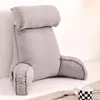 Pillow Large Backrest Reading With Arm And Neck Filled Pearl Cotton For Comfortable Full Support.