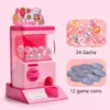 Inne Toys Children's Electric Gashapon Machine Machine Candy Game Early Education Nauka Play Hous