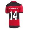 QQQ8QQQ8 21 22 Flamengo Soccer Jersey 2021 2022 Tercer Guerrero Negro Diego Diego Vinicius Jr Jerseys Gabriel B Fútbol Away Adulto portero