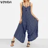 Artı boyutu kombinison femme şerit tulumu kadınlar tulumlar vonda sırtsız sürprizler playsuit kadın harem pantolon pantalon 5xl y20090318q