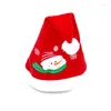 Décorations De Noël 1pc Père Noël Bonhomme De Neige Elk Chapeaux Casquettes Rouges Pour Adultes Et Enfants Décoration De Noël Cadeaux De L'Année Fournitures De Fête À La Maison