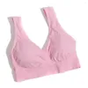 Yoga Outfit Femme Fitness Soutien-Gorge Sport Rembourré Crop Top Débardeurs Confort Sport Soutien-Gorge Sous-Vêtements Bras Amovible Éponge Poitrine Pad