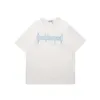Tshirts masculins Hip Hop Men T-shirt lettre graphique imprimé à manches courtes tshirt harajuku coton femme lâche femme blouses streetwear tops 230403