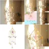 Decorações de jardim Crystal Light Catching Jewelry Pendant Wind Chime Diamond AB Lighting Ball Bead Frame N DHFWN