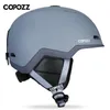 Lunettes de ski COPOZZ casque de Ski femme homme casque de Snowboard Anti-impact demi-couvert pour adultes et enfants sécurité Ski Skateboard casque de Ski 231102