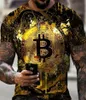 Мужские футболки Футболка Crypto Currency Traders Gold Coin Хлопковые рубашки3522546