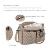 Storage Bags Multicoloured Geometric Nipple Bag Outdoor Maternal And Infant Mom Single Shoulder Fashion Baby Nursing Handbag