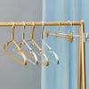 Hangers Racks 5/10 pièces cintre en métal mat en alliage d'aluminium vêtements cintre sec antidérapant robe porte-serviettes armoire gain de place cintre 230403